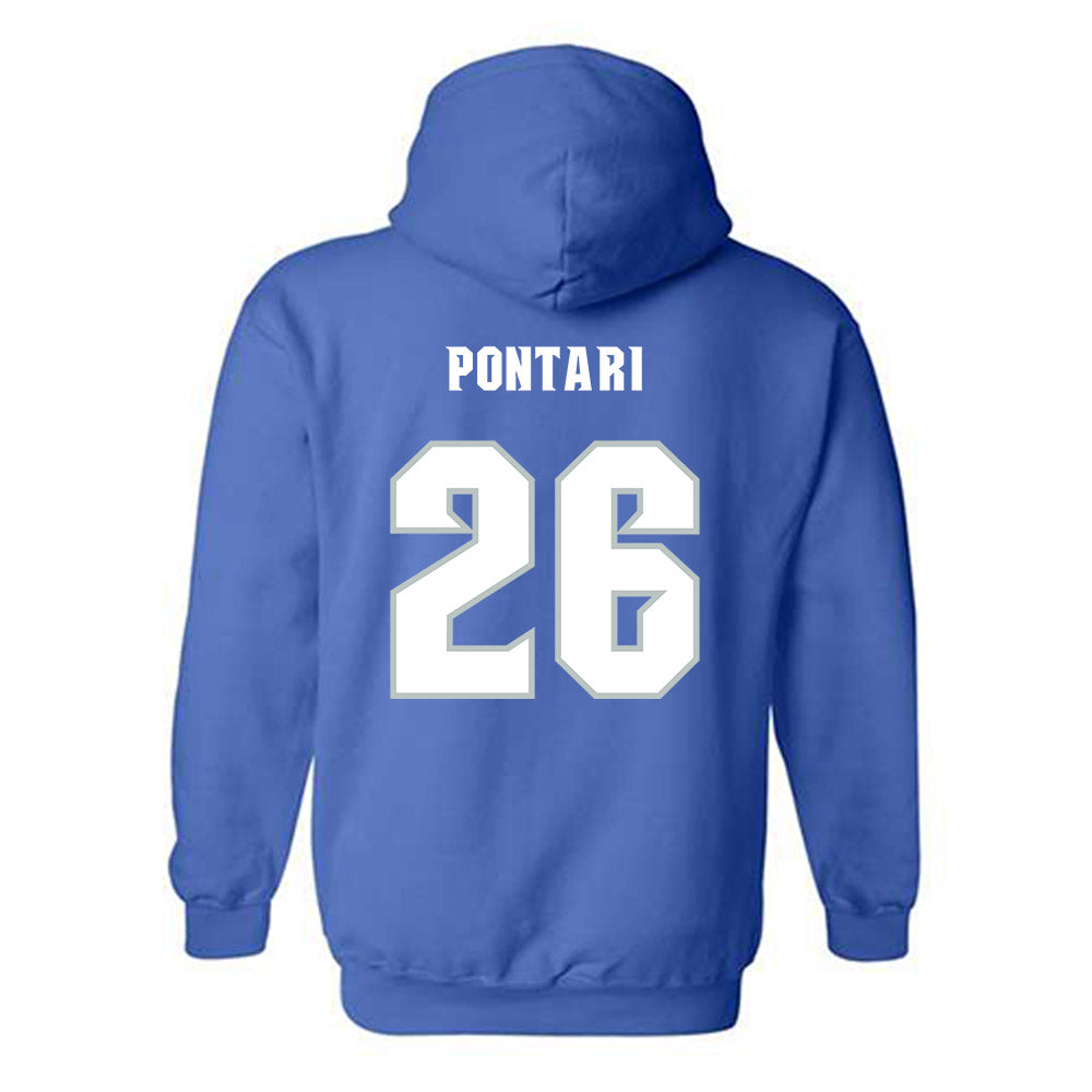 Seton Hall - NCAA Baseball : Matt Pontari - Generic Shersey Hooded Sweatshirt-1