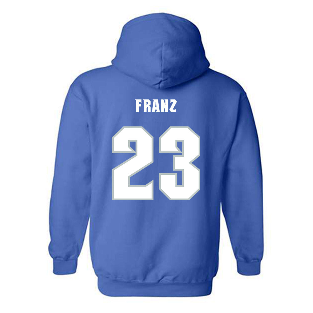 Seton Hall - NCAA Women's Basketball : Baylor Franz - Generic Shersey Hooded Sweatshirt-1