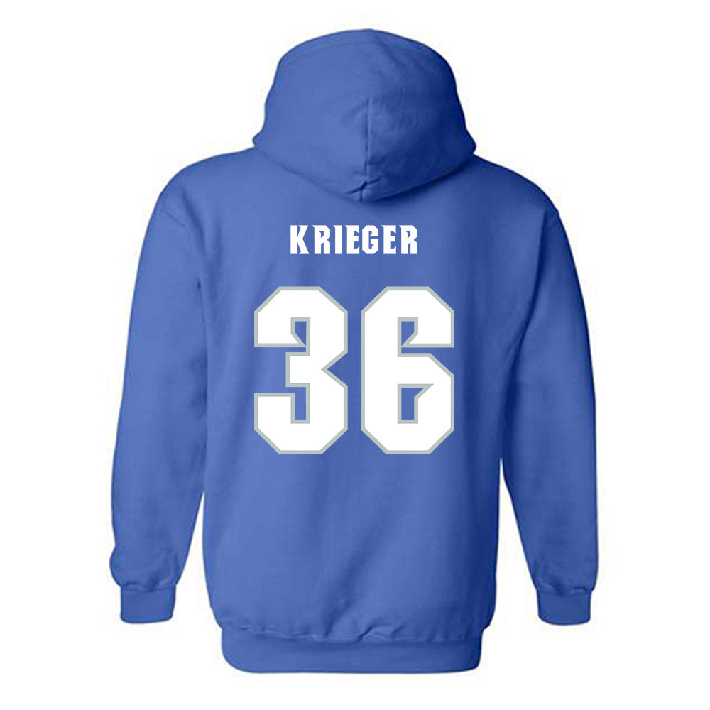 Seton Hall - NCAA Baseball : Magnus Krieger - Generic Shersey Hooded Sweatshirt-1