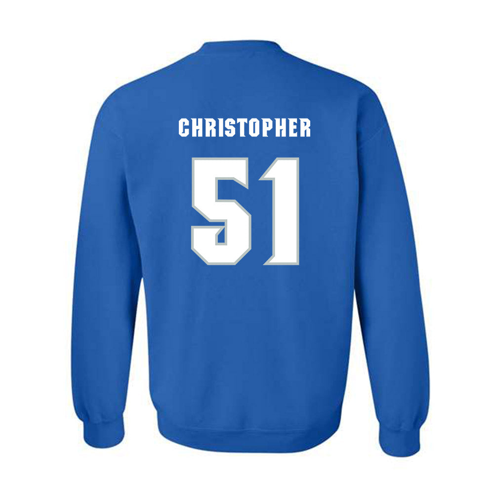 Seton Hall - NCAA Baseball : Mason Christopher - Generic Shersey Crewneck Sweatshirt-1
