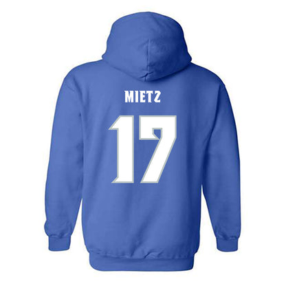 Seton Hall - NCAA Women's Soccer : Macie Mietz - Generic Shersey Hooded Sweatshirt-1