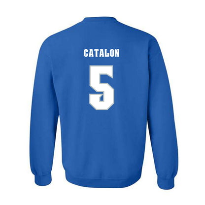 Seton Hall - NCAA Women's Basketball : Savannah Catalon - Generic Shersey Crewneck Sweatshirt-1