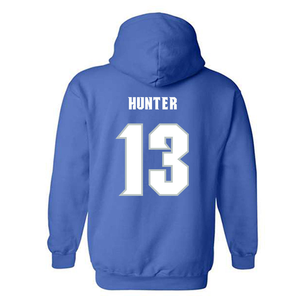 Seton Hall - NCAA Women's Basketball : Messiah Hunter - Generic Shersey Hooded Sweatshirt-1