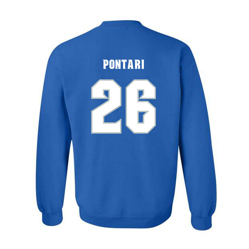 Seton Hall - NCAA Baseball : Matt Pontari - Generic Shersey Crewneck Sweatshirt-1