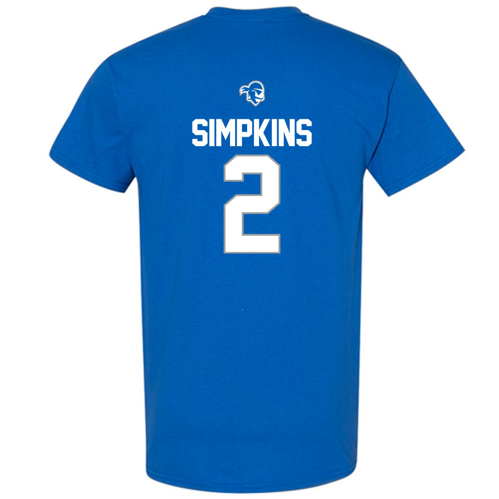 Seton Hall - NCAA Men's Basketball : Tajuan Simpkins - Classic Shersey T-Shirt-1