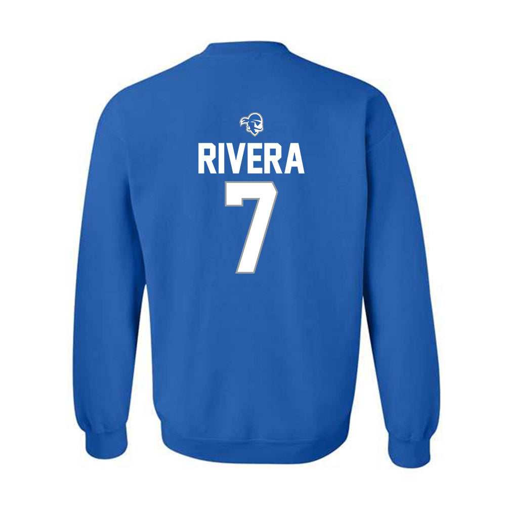 Seton Hall - NCAA Men's Basketball : Joshua Rivera - Classic Shersey Crewneck Sweatshirt-1