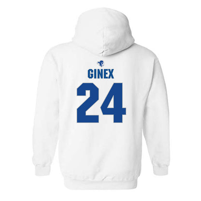 Seton Hall - NCAA Softball : Christina Ginex - Fashion Shersey Hooded Sweatshirt-1