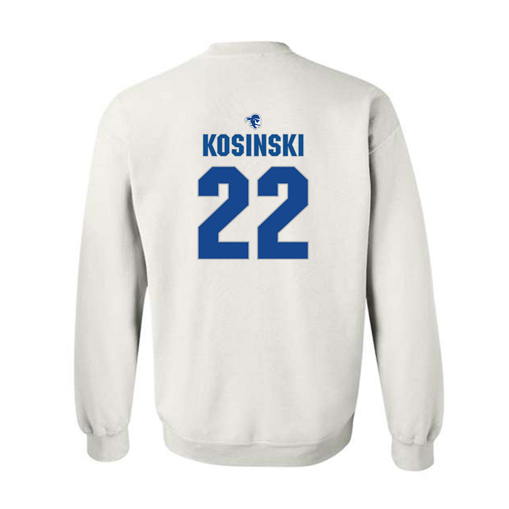 Seton Hall - NCAA Softball : Lea Kosinski - Fashion Shersey Crewneck Sweatshirt-1