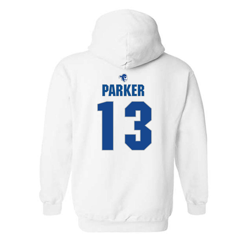Seton Hall - NCAA Men's Basketball : Trey Parker - Fashion Shersey Hooded Sweatshirt-1