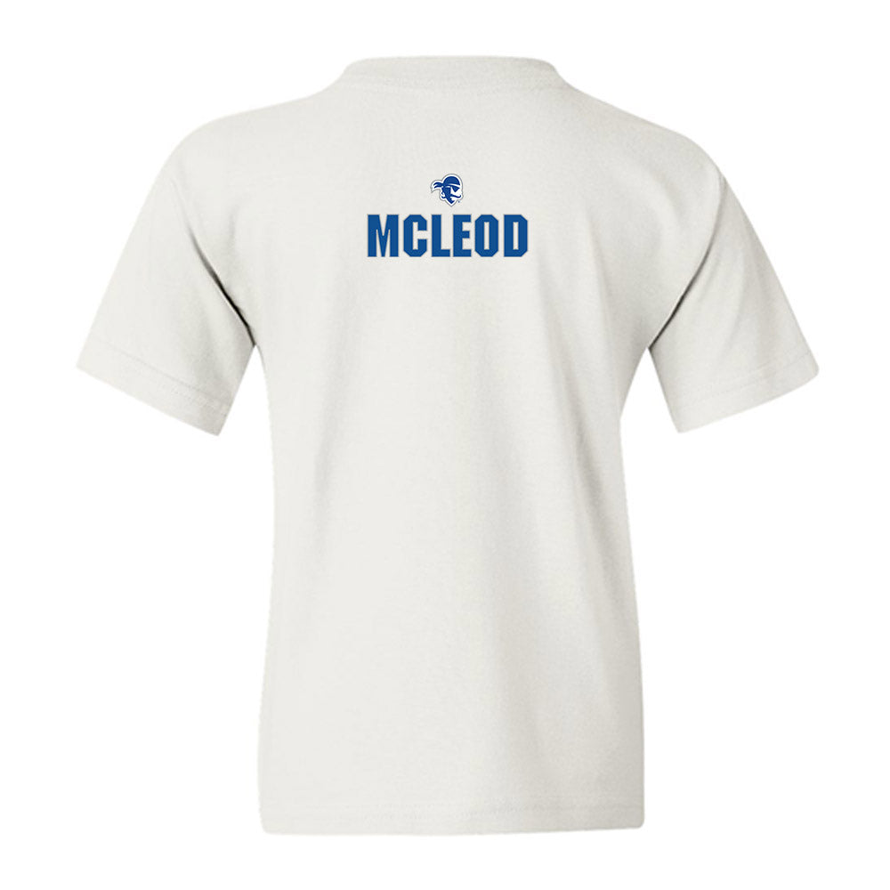 Seton Hall - NCAA Men's Swimming & Diving : Zach McLeod - Fashion Shersey Youth T-Shirt-1