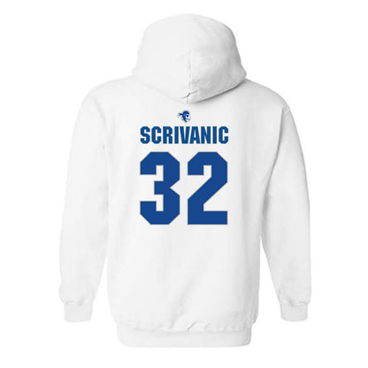 Seton Hall - NCAA Baseball : Frank Scrivanic - Fashion Shersey Hooded Sweatshirt-1