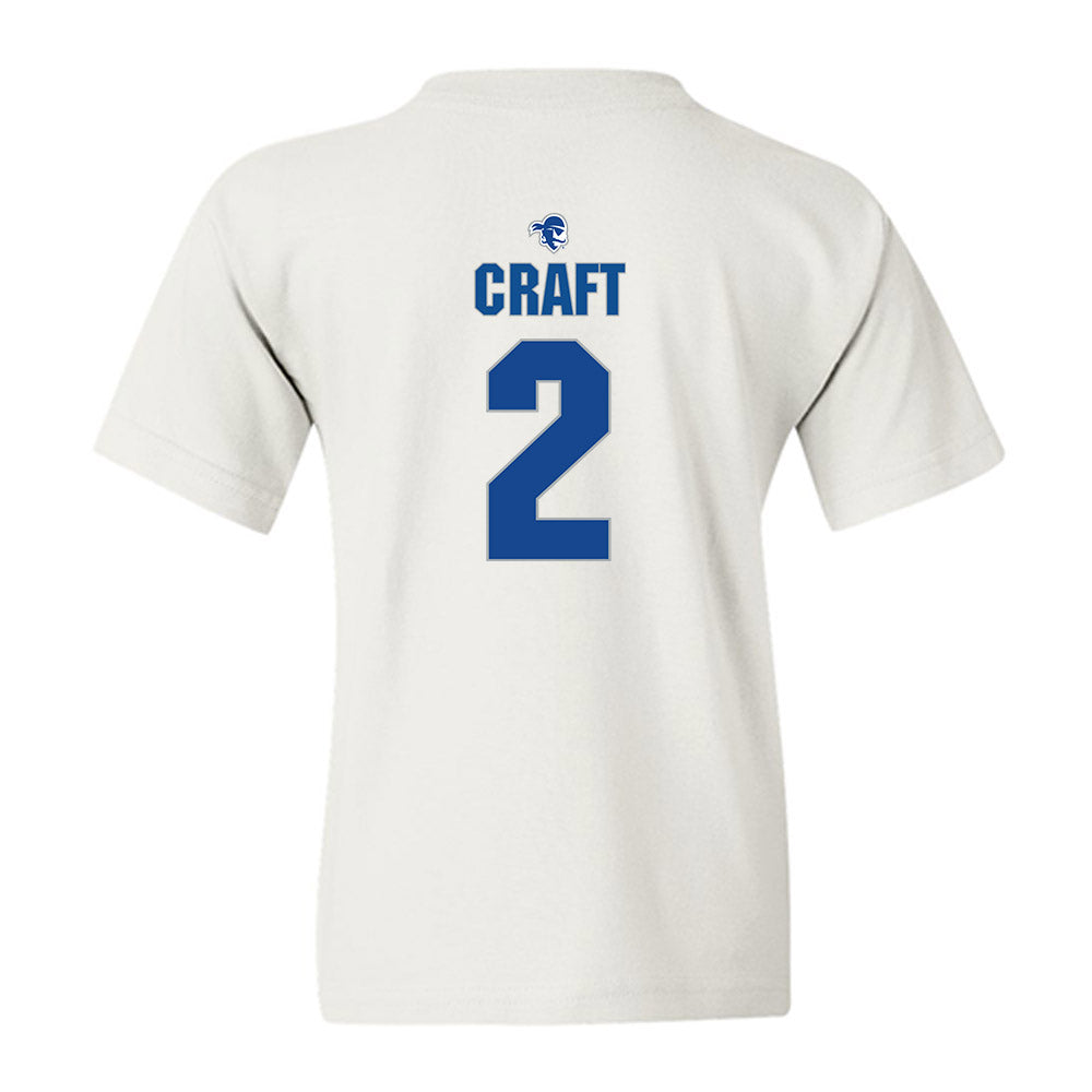 Seton Hall - NCAA Women's Basketball : Jakahla Craft - Fashion Shersey Youth T-Shirt-1