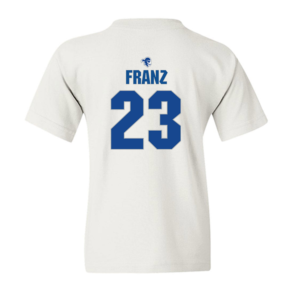 Seton Hall - NCAA Women's Basketball : Baylor Franz - Fashion Shersey Youth T-Shirt-1