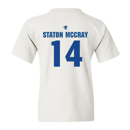 Seton Hall - NCAA Men's Basketball : AJ Staton McCray - Fashion Shersey Youth T-Shirt-1