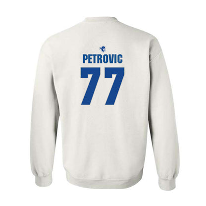 Seton Hall - NCAA Men's Basketball : Mihailo Petrovic - Fashion Shersey Crewneck Sweatshirt-1