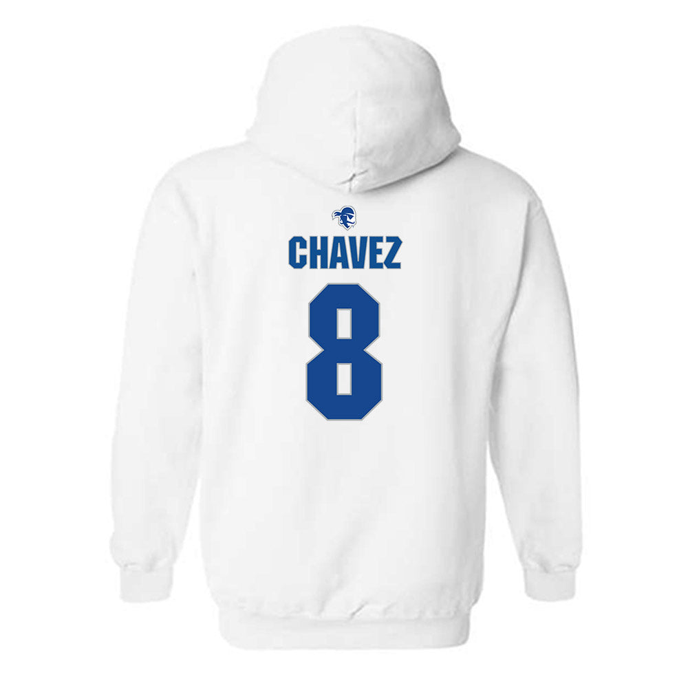 Seton Hall - NCAA Softball : Olivia Chavez - Fashion Shersey Hooded Sweatshirt-1