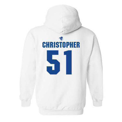 Seton Hall - NCAA Baseball : Mason Christopher - Fashion Shersey Hooded Sweatshirt-1