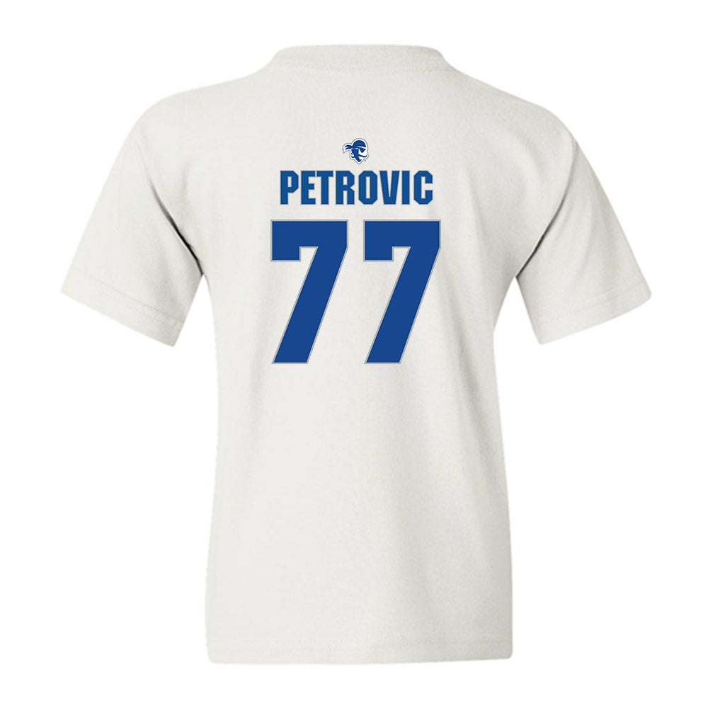 Seton Hall - NCAA Men's Basketball : Mihailo Petrovic - Fashion Shersey Youth T-Shirt-1