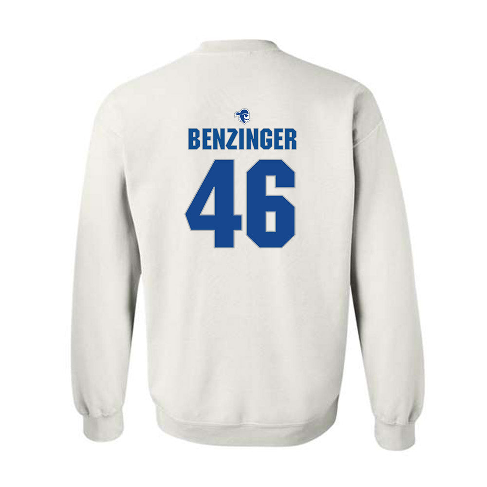 Seton Hall - NCAA Baseball : Derek Benzinger - Fashion Shersey Crewneck Sweatshirt-1