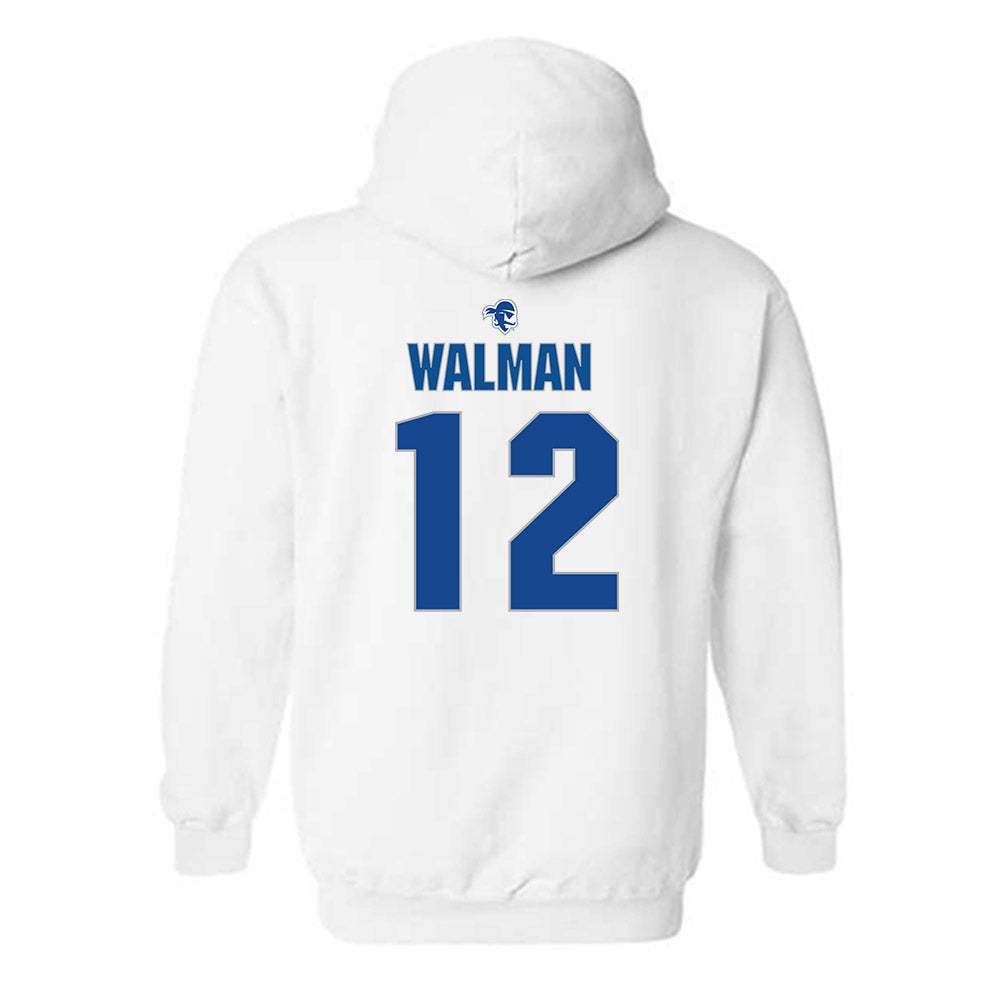 Seton Hall - NCAA Baseball : Jake Walman - Fashion Shersey Hooded Sweatshirt-1