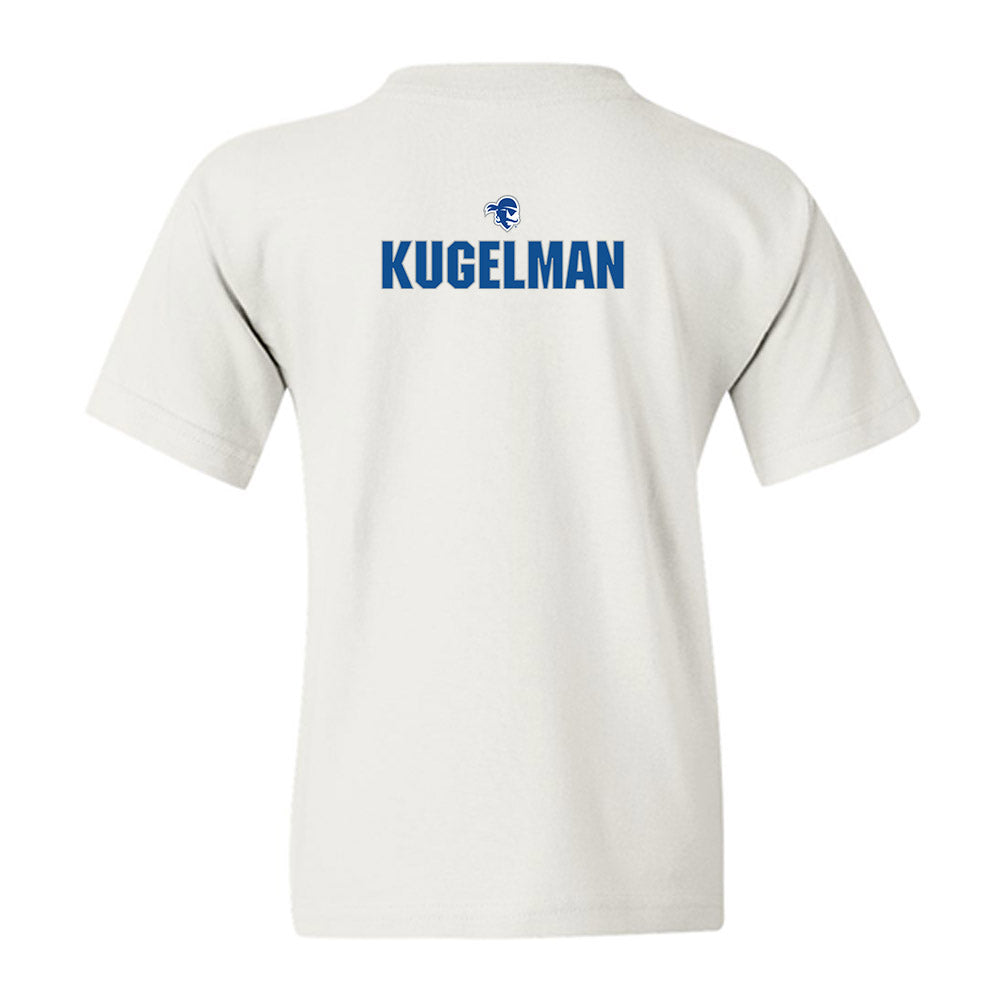 Seton Hall - NCAA Women's Swimming & Diving : Amy Kugelman - Fashion Shersey Youth T-Shirt-1