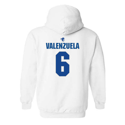 Seton Hall - NCAA Women's Basketball : Mariana Valenzuela - Fashion Shersey Hooded Sweatshirt-1