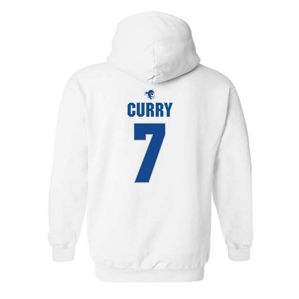 Seton Hall - NCAA Baseball : Stephen Curry - Fashion Shersey Hooded Sweatshirt-1