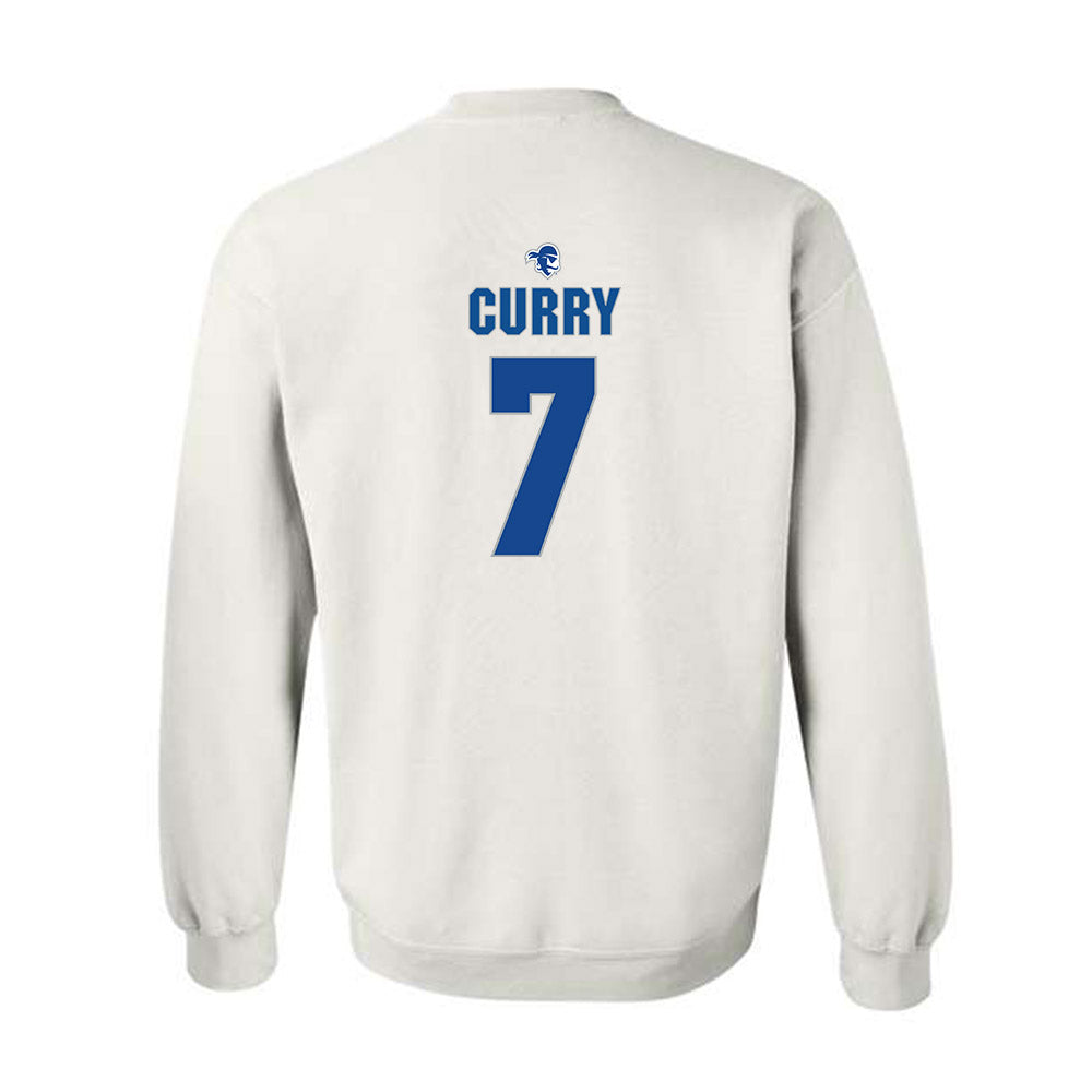 Seton Hall - NCAA Baseball : Stephen Curry - Fashion Shersey Crewneck Sweatshirt-1