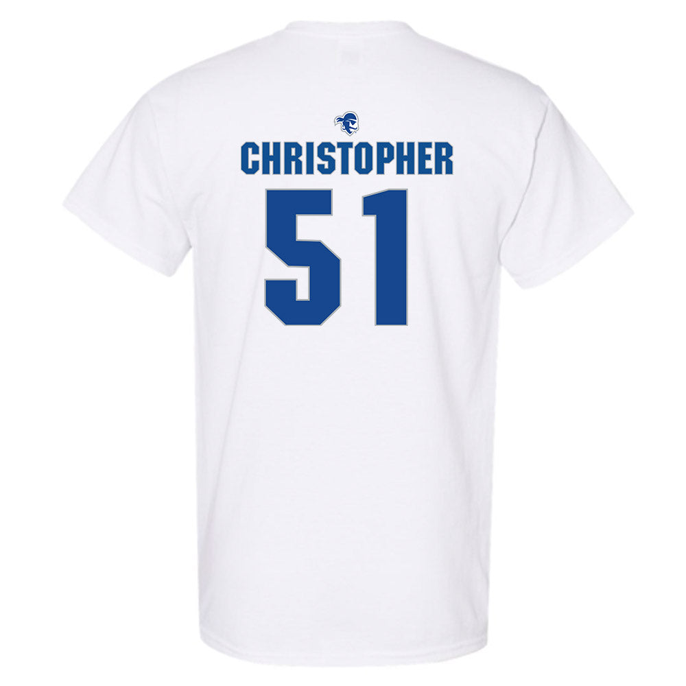 Seton Hall - NCAA Baseball : Mason Christopher - Fashion Shersey T-Shirt-1