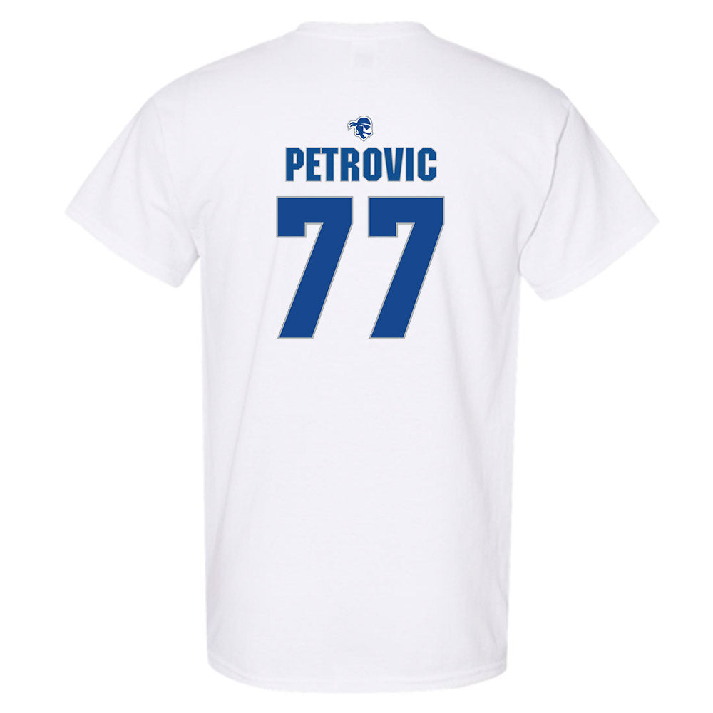 Seton Hall - NCAA Men's Basketball : Mihailo Petrovic - Fashion Shersey T-Shirt-1