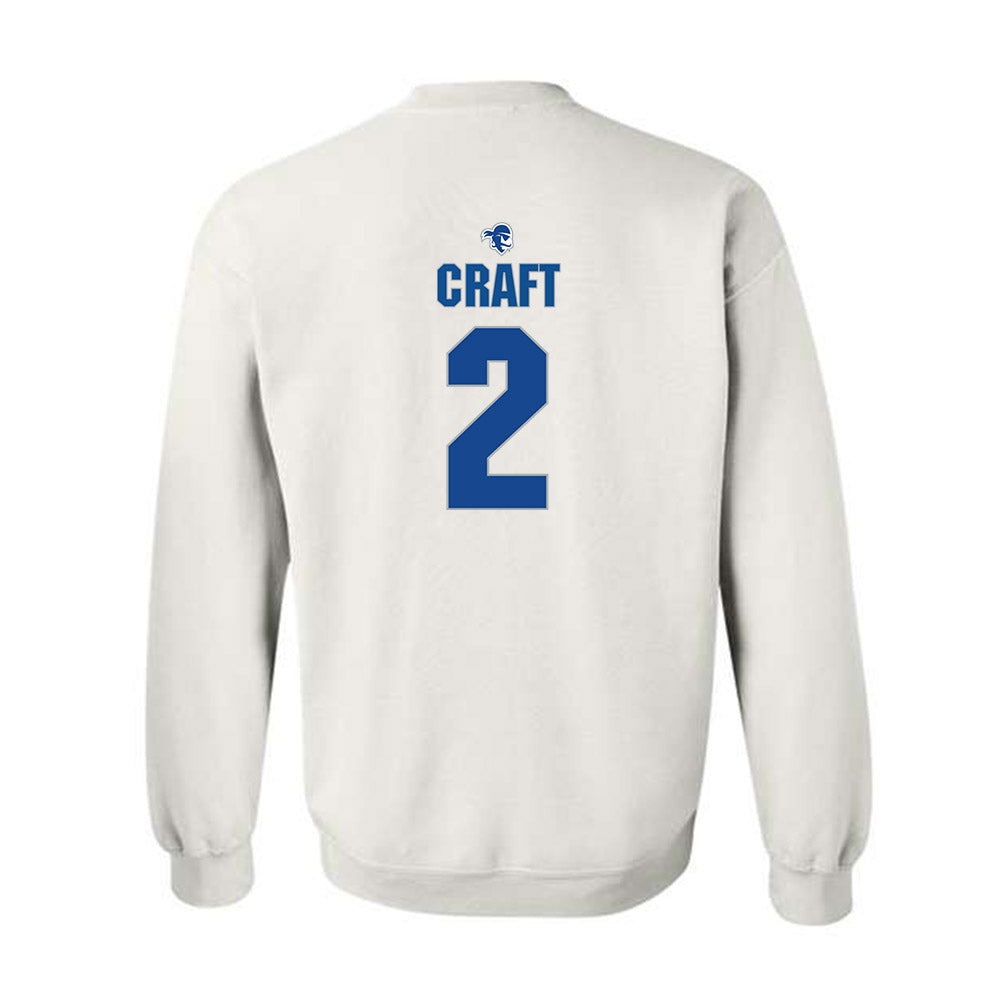 Seton Hall - NCAA Women's Basketball : Jakahla Craft - Fashion Shersey Crewneck Sweatshirt-1
