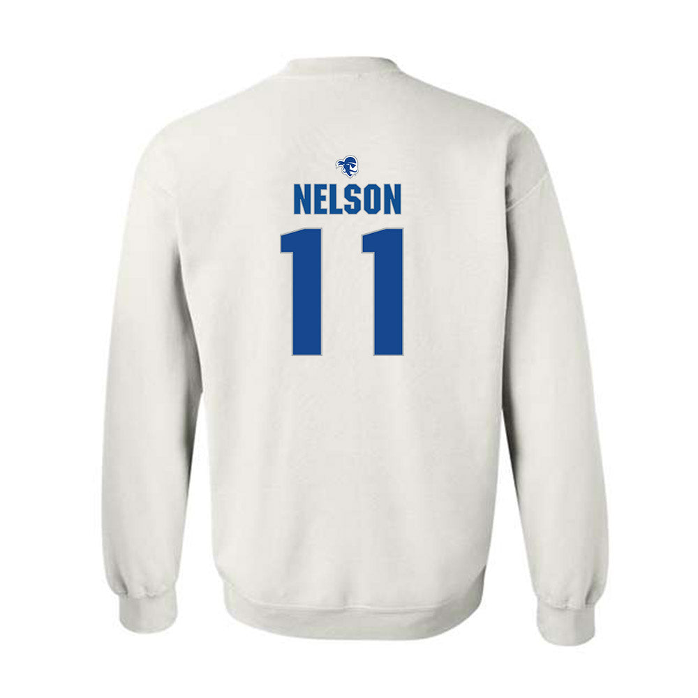 Seton Hall - NCAA Women's Volleyball : Rylee Nelson - Fashion Shersey Crewneck Sweatshirt-1
