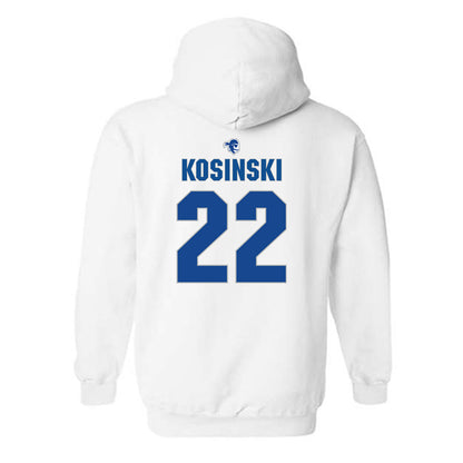 Seton Hall - NCAA Softball : Lea Kosinski - Fashion Shersey Hooded Sweatshirt-1