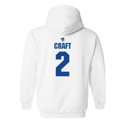 Seton Hall - NCAA Women's Basketball : Jakahla Craft - Fashion Shersey Hooded Sweatshirt-1