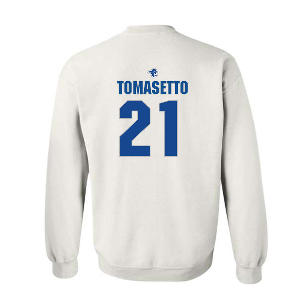 Seton Hall - NCAA Baseball : Nick Tomasetto - Fashion Shersey Crewneck Sweatshirt-1