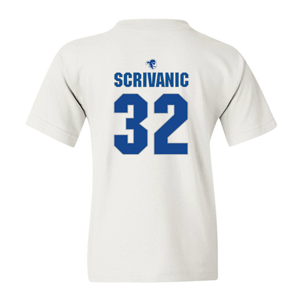 Seton Hall - NCAA Baseball : Frank Scrivanic - Fashion Shersey Youth T-Shirt-1