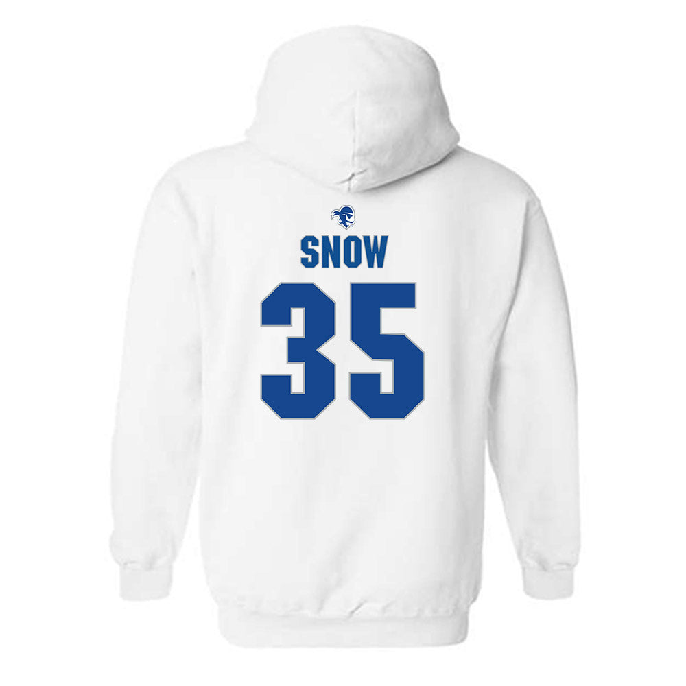 Seton Hall - NCAA Women's Basketball : Jada. Snow - Fashion Shersey Hooded Sweatshirt-1