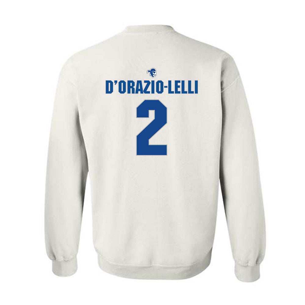 Seton Hall - NCAA Softball : Violet D’Orazio-Lelli - Fashion Shersey Crewneck Sweatshirt-1