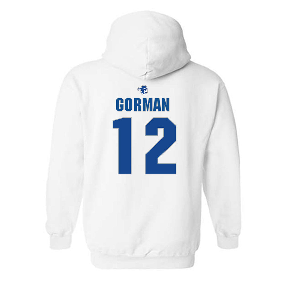 Seton Hall - NCAA Women's Soccer : Kileigh Gorman - Fashion Shersey Hooded Sweatshirt-1