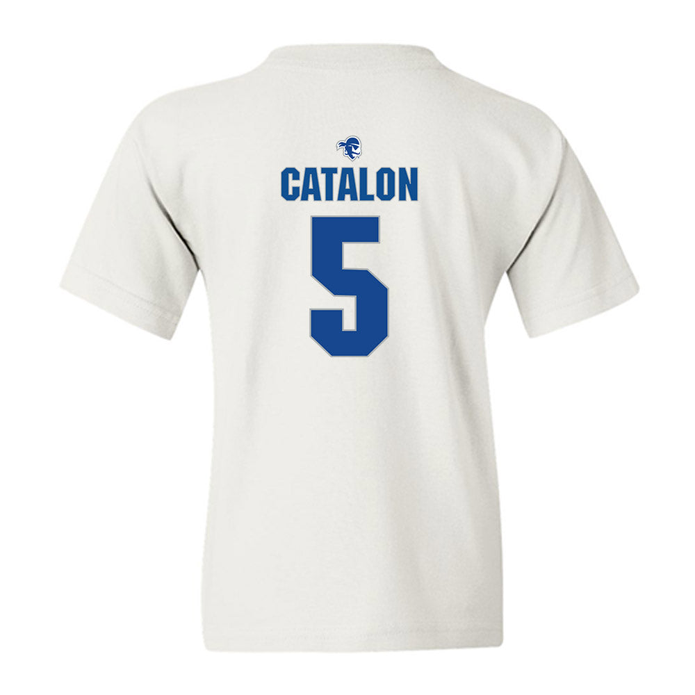 Seton Hall - NCAA Women's Basketball : Savannah Catalon - Fashion Shersey Youth T-Shirt-1