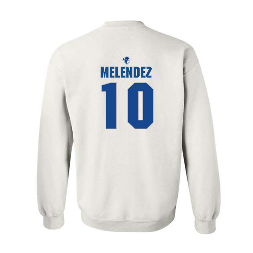 Seton Hall - NCAA Softball : Tiffany Melendez - Fashion Shersey Crewneck Sweatshirt-1