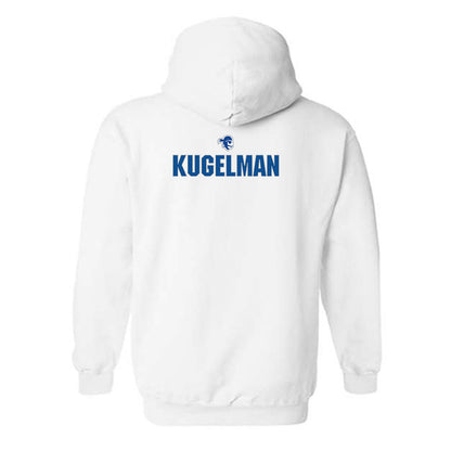 Seton Hall - NCAA Women's Swimming & Diving : Amy Kugelman - Fashion Shersey Hooded Sweatshirt-1