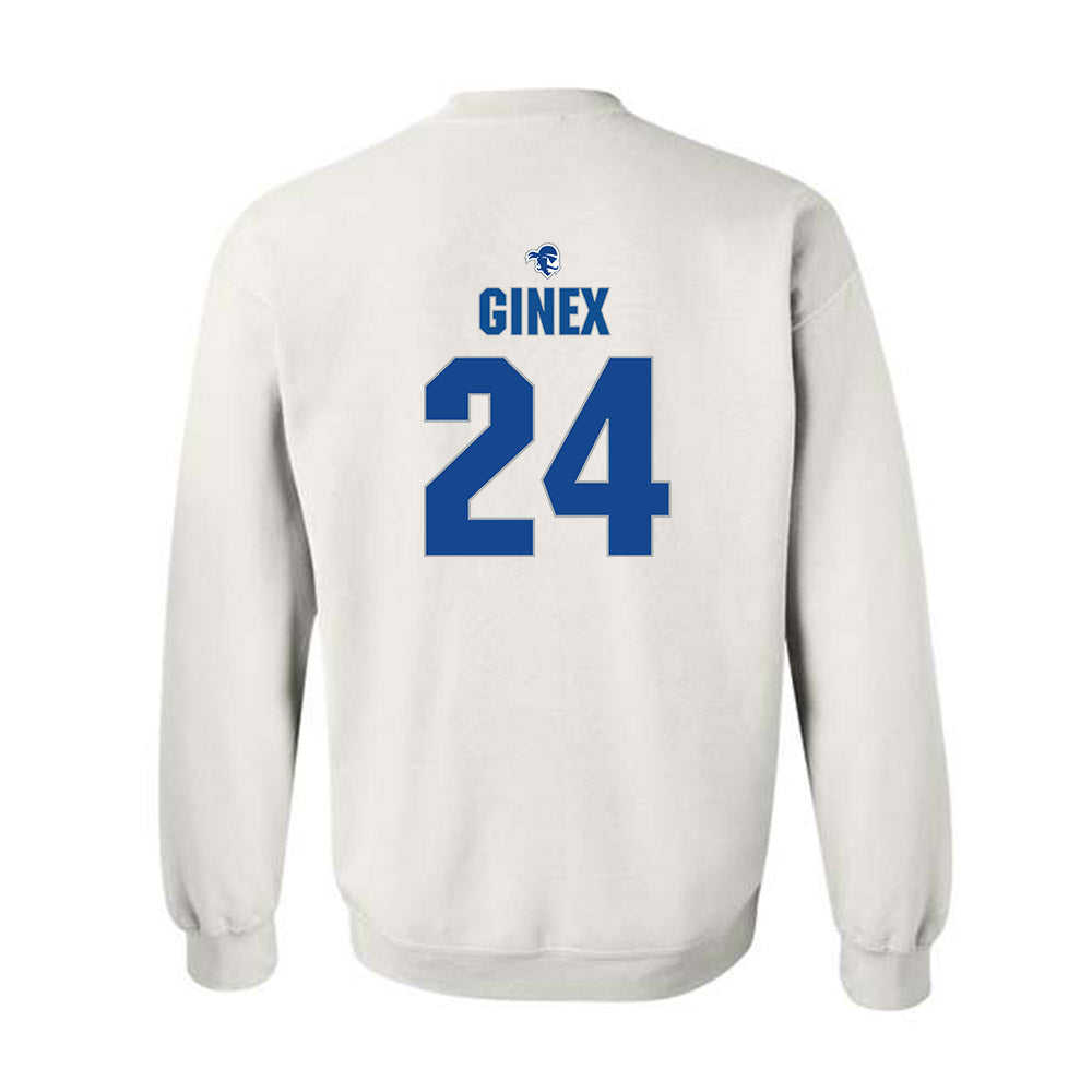 Seton Hall - NCAA Softball : Christina Ginex - Fashion Shersey Crewneck Sweatshirt-1