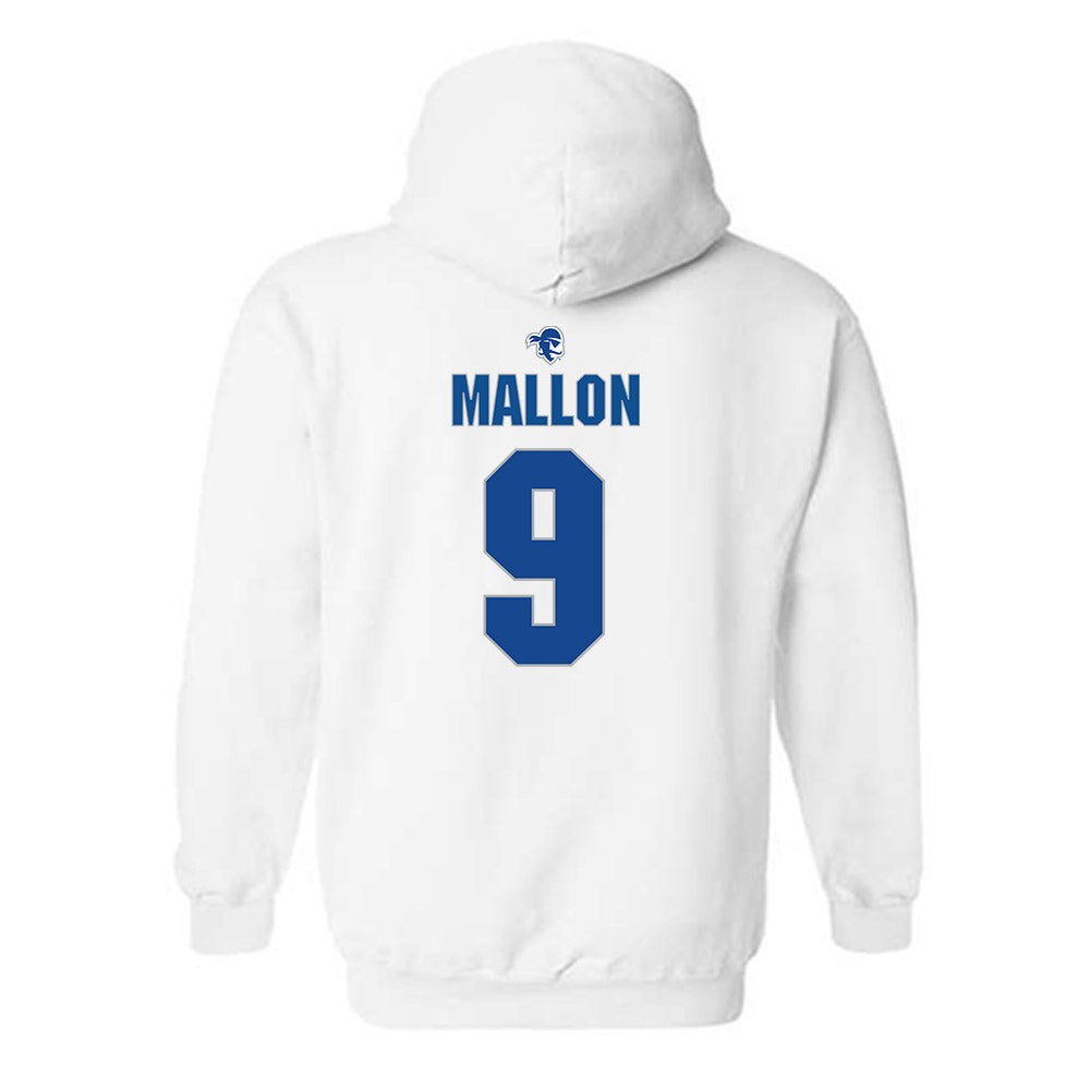 Seton Hall - NCAA Women's Soccer : Kaylin Mallon - Fashion Shersey Hooded Sweatshirt-1
