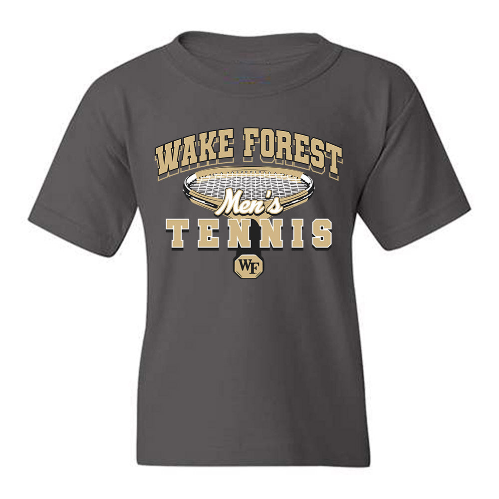 Wake Forest - NCAA Men's Tennis : Andrew Delgado - Generic Sports Shersey Youth T-Shirt-0