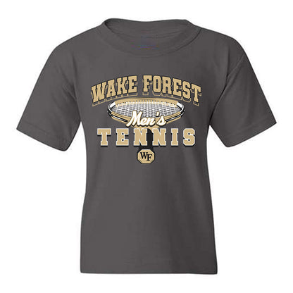 Wake Forest - NCAA Men's Tennis : Andrew Delgado - Generic Sports Shersey Youth T-Shirt-0