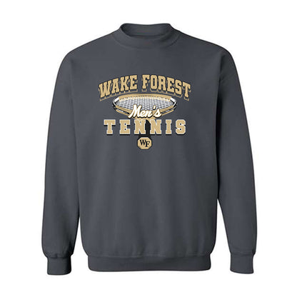 Wake Forest - NCAA Men's Tennis : Andrew Delgado - Generic Sports Shersey Crewneck Sweatshirt-0