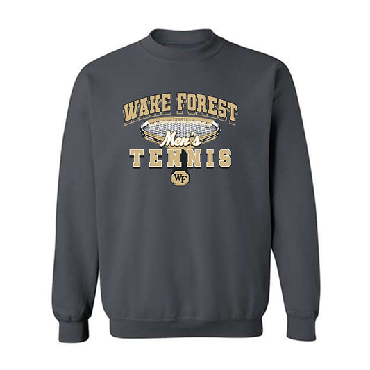 Wake Forest - NCAA Men's Tennis : Andrew Delgado - Generic Sports Shersey Crewneck Sweatshirt-0