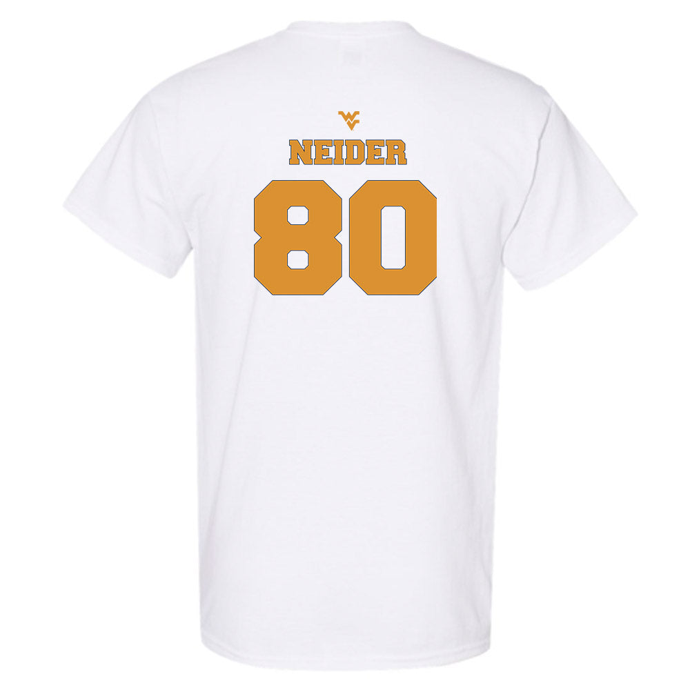 West Virginia - NCAA Football : John Neider - Generic Sports Shersey T-Shirt-1
