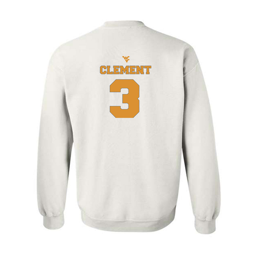 West Virginia - NCAA Football : Hudson Clement - Generic Sports Shersey Crewneck Sweatshirt-1